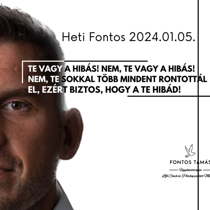 Te vagy a hibás!