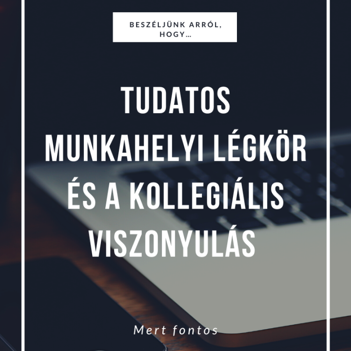 Tudatos munkahelyi légkör és kollegiális viszonyulás